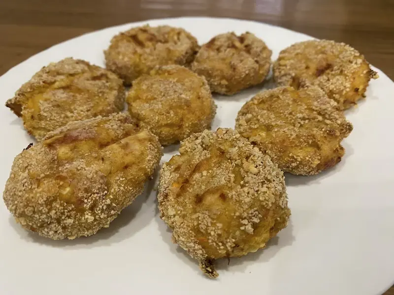 Crocchette Fit ai Fiocchi di Latte con Tonno, Prosciutto Cotto e Carote ricette fit metabolic training sz