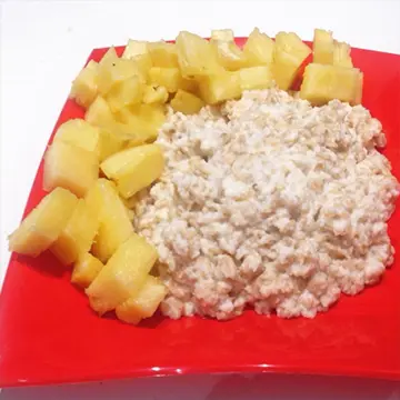 Porridge Proteico Cocco e Ananas ricette fit metabolic training sz