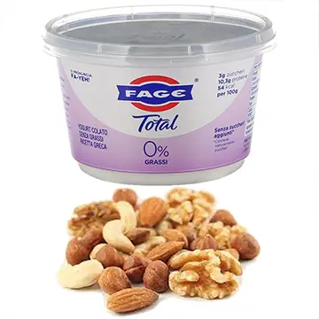 Yogurt greco e Frutta secca ricette fit metabolic training sz